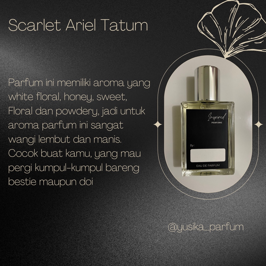 Parfum inspired Ariel Tatum 35 ml