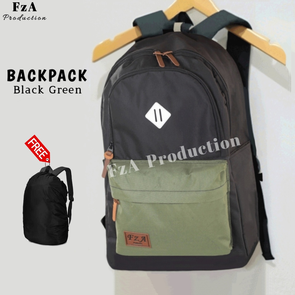 FzA Official - Tas Ransel Punggung Distro Casual Pria Wanita / Tas Ransel Laptop Backpack Original - BGNRC