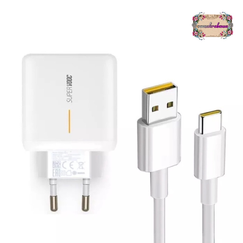 Charger Cashan tc Original  realme 65wat micro usb Fast Charging super vooc SB4578