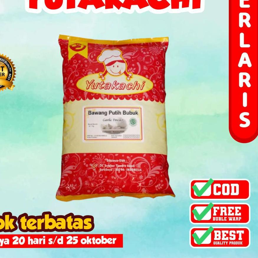 

ㅙ MURNI Bawang Putih Bubuk/ Garlic Powder, 1 Kg ㅔ