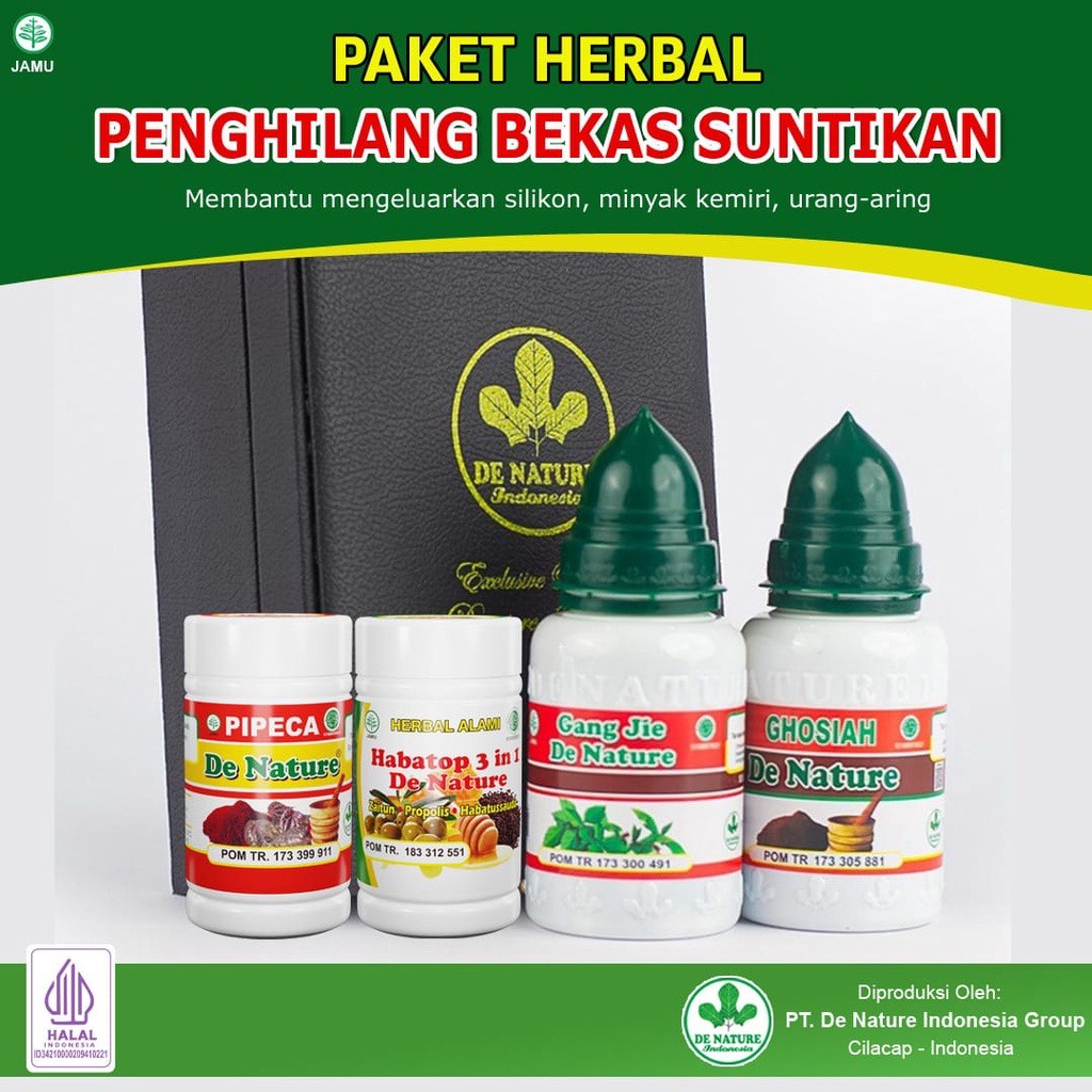 Obat Penghilang Bekas Suntik Kelamin SAKIT NYERI AKIBAT SILIKON Asli De Nature Silkon