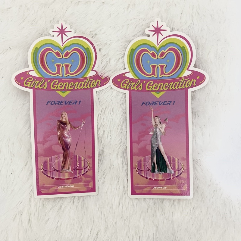 SNSD SOOYOUNG SEOHYUN FOREVER 1 ALBUM DELUXE TICKET