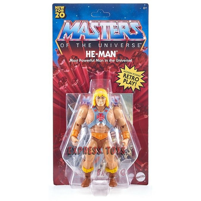 Mattel Masters of the Universe Origins He-Man He Man Action Figure