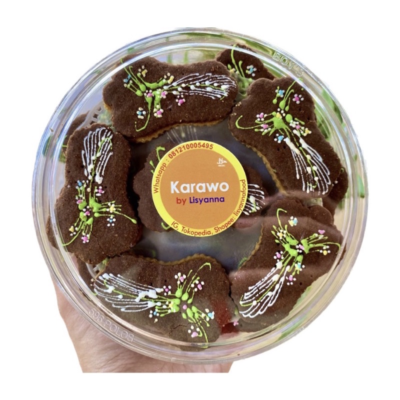 

KUE KARAWO COKLAT LONCENG ISI BUTTER MILK LARGE