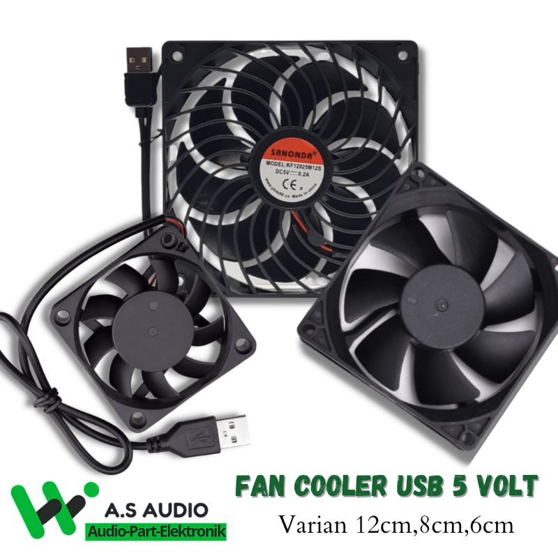 Bergaransi (GGP) Cooling Fan USB Kipas Pendingin TV Box Wifi Router AQUASCAPE AQUARIUM Termurah di
