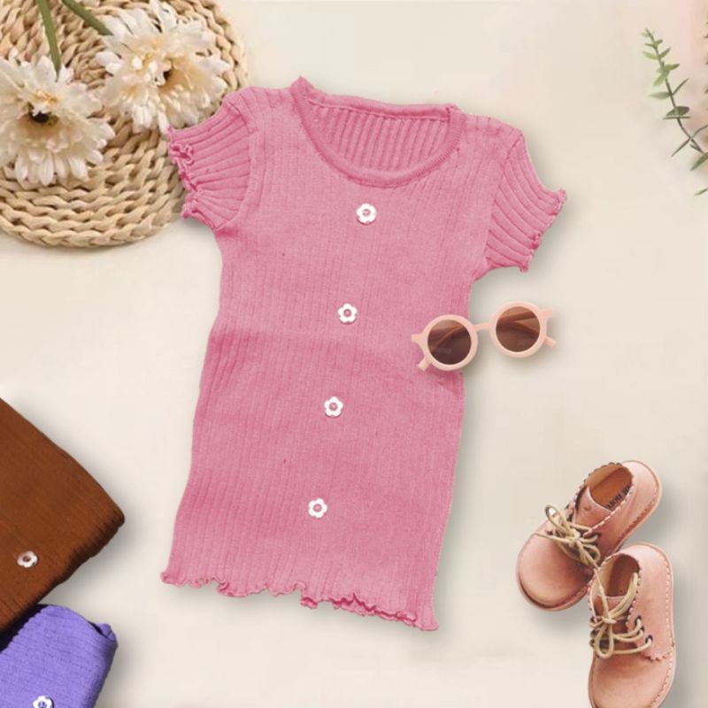 Baju Anak Korea Sweater Rajut anak 1 - 5 Tahun Baju rajut Anak Perempuan Gaya Jenny style