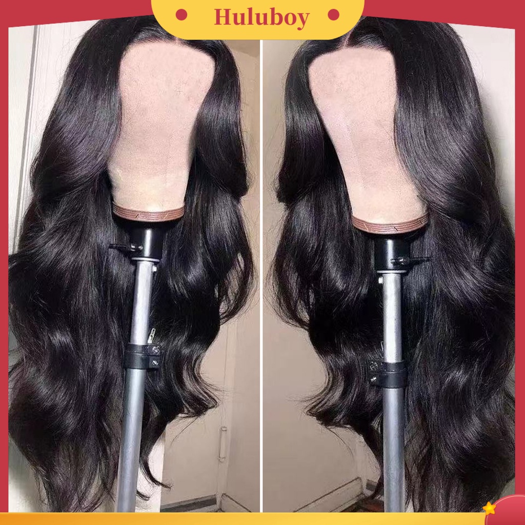 Wig Rambut Panjang Keriting Gelombang Besar Bahan Silk Suhu Tinggi Untuk Alat Makeup