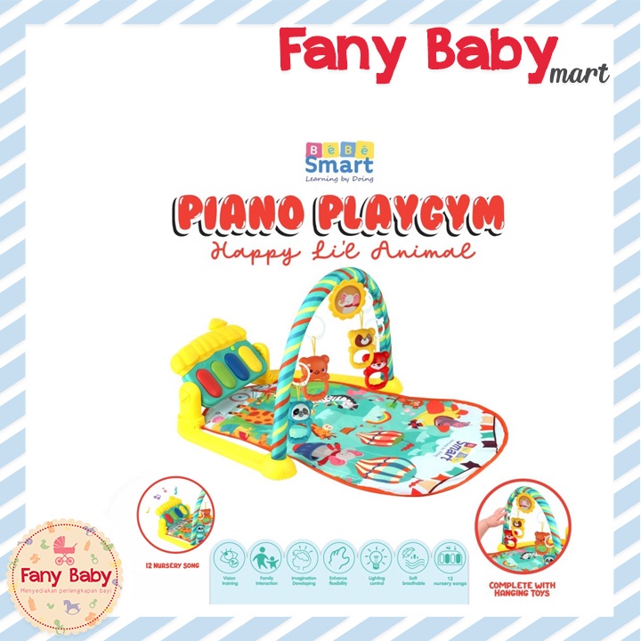 BEBE SMART PIANO PLAYGYM 12 SONG