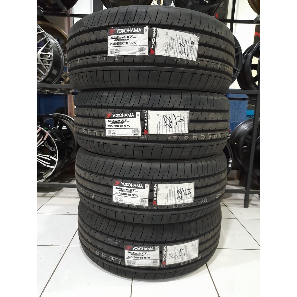 BAN MOBIL TUBLES IMPORT PALING MURAH MERK YOKOHAMA bluearth  235 50 RING 18