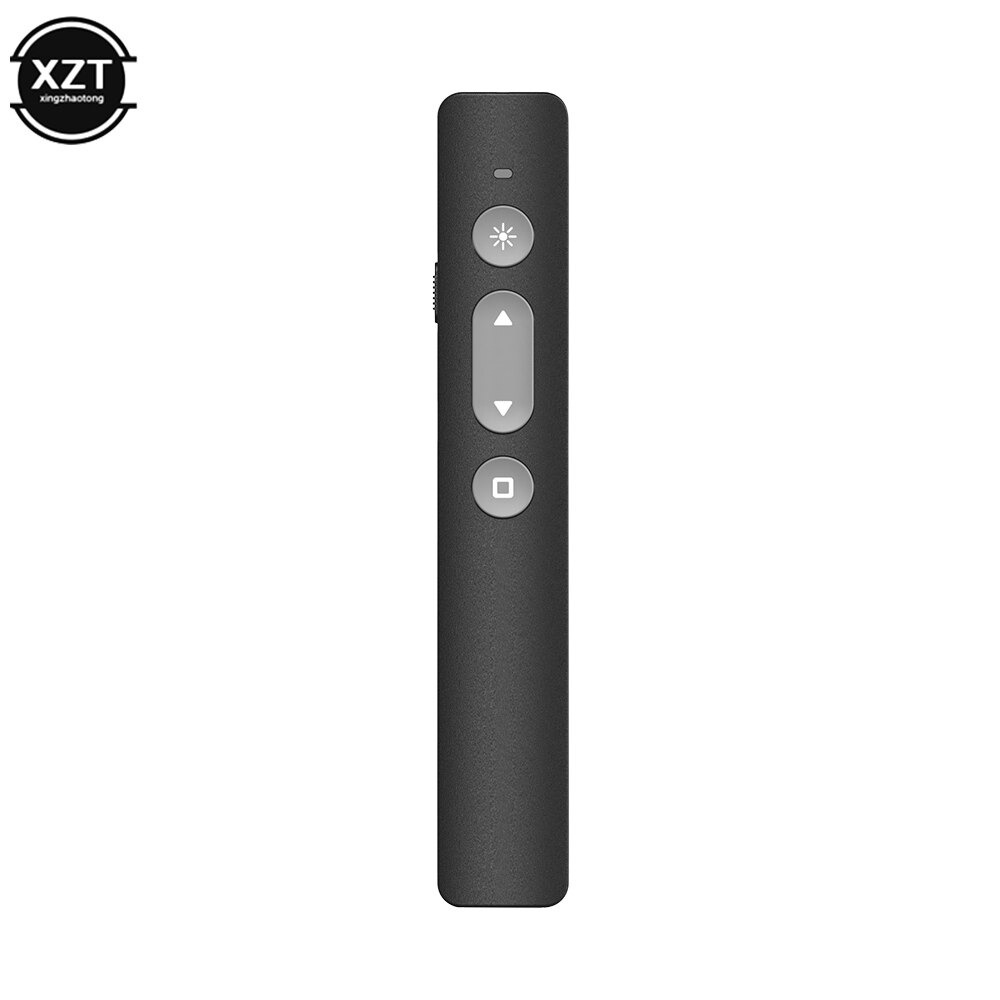 XZT LASER POINTER PRESENTER PRESENTASI PEN REMOTE WIRELESS 2.4 GHZ RECHARGEABLE N35 BLACK