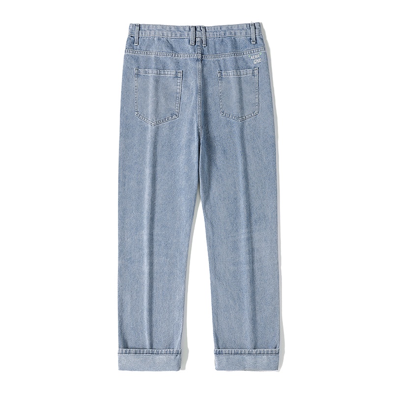 Celana Jeans Pria Celana Denim Celana Cowok Versi Korea Dari Kaki Yang Ramping K107A