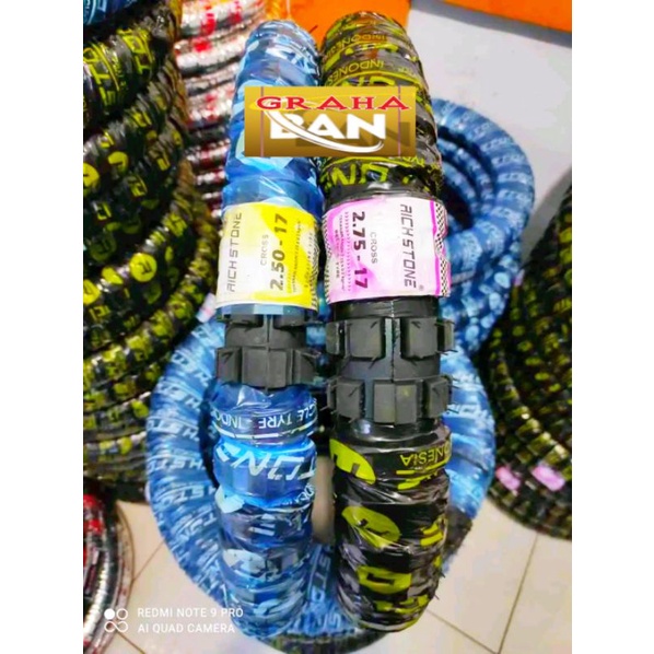 paket hemat ban montor cros 250-17 dan 275-17 ban cangkul ban trail ban ring 17 ban bebek ban cros b