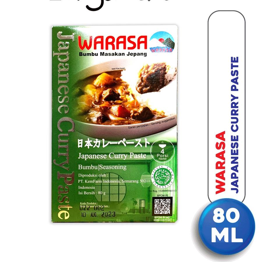 

WARASA Japanese Curry Paste 80 gram Bumbu Kari Jepang Instan