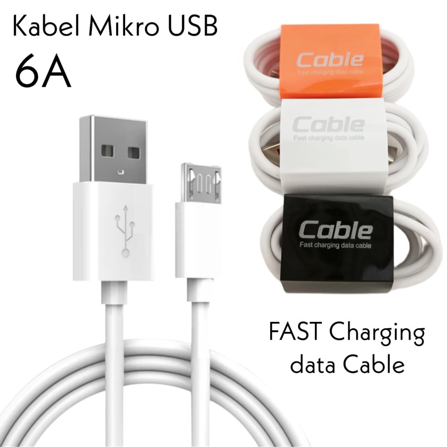 Kabel Data USB Super Fast Charging 6A KUALITAS PREMIUM