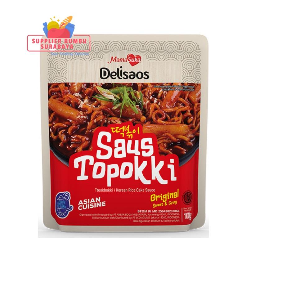 

べ MamaSuka Delisaos Saus Topokki Tteokbokki Halal 100g