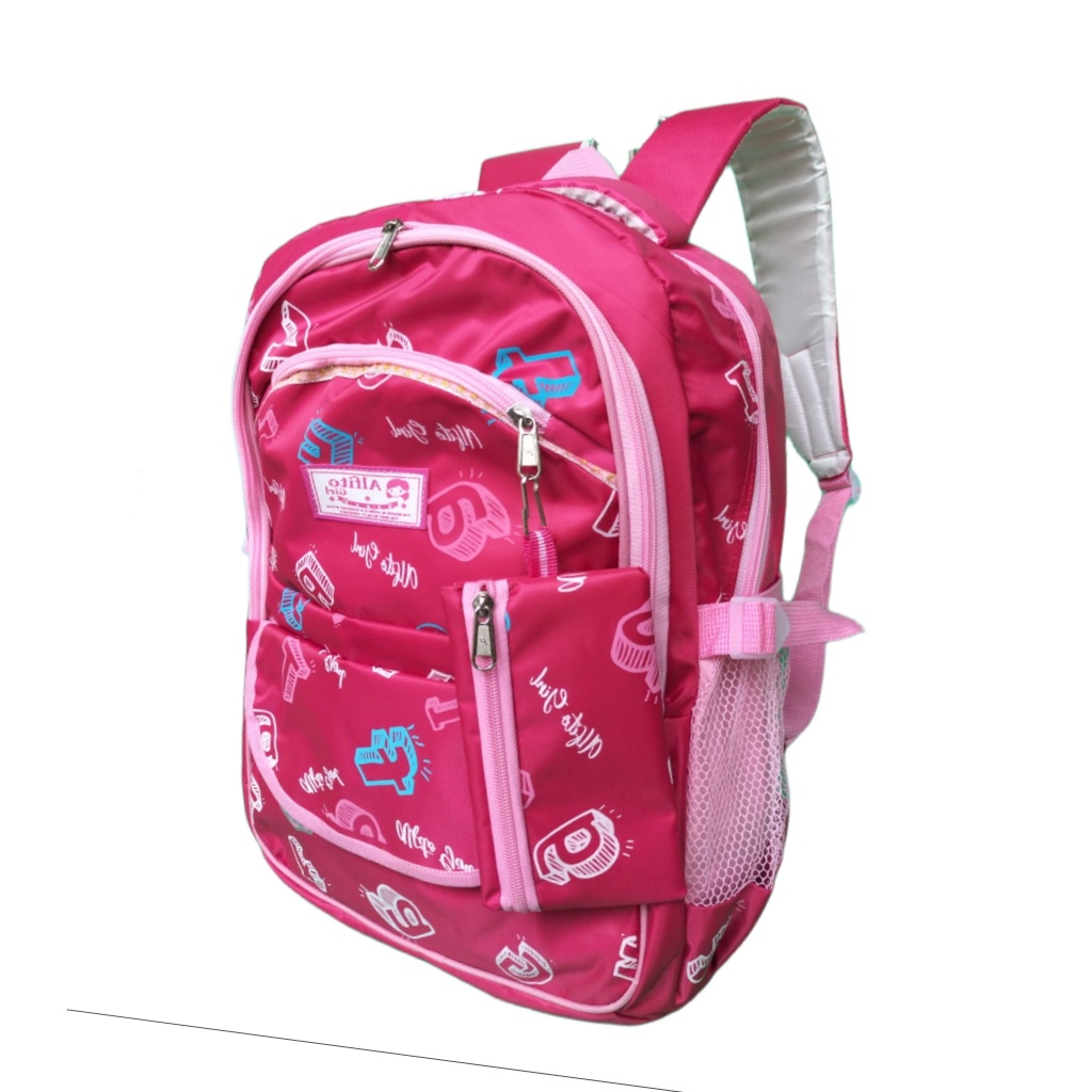 Alfito Girl Tas Ransel Wanita Backpack Laptop 15 inch Warna Jumbo