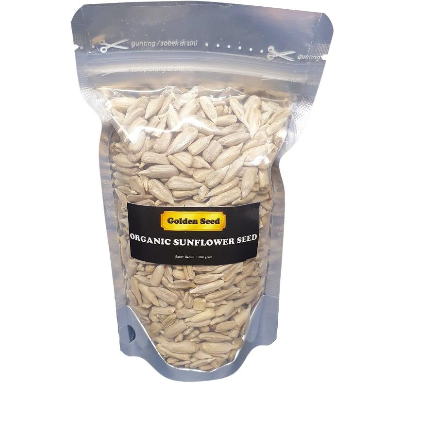

じ RAW SUNFLOWER SEED 100 GRAM PREMIUM - BIJI BUNGA MATAHARI MENTAH TANPA KULIT 100 GR ㊩