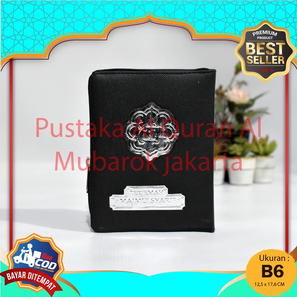 Majemuk Syarif Lengkap Terjemahan Dan Latin Perayat Ukuran B6 (13 X 18Cm) Resleting Premium Original
