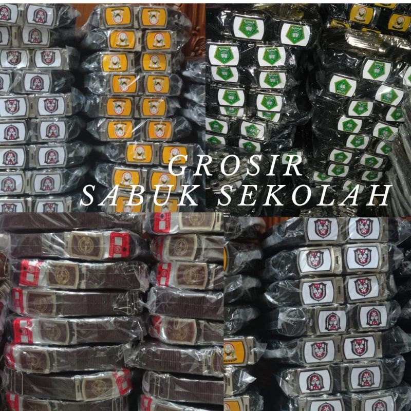 Jual GROSIR 1 LUSIN SABUK ANAK SEKOLAH SD SMP SMA SABUK PRAMUKA KECIL ...