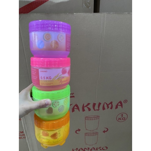 Rizkyonline88 Toples snack makanan motif Hanako 0.5 kg HANAKO SW007