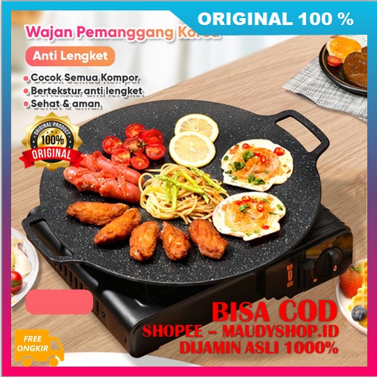 Grill Pan Korea Wajan Panggang Korea Panggangan Anti Lengket Korean Griill Pan ASLI ORI