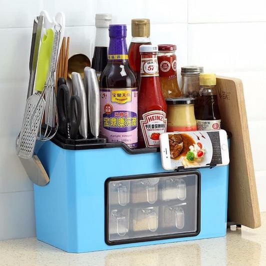 IKILOSHOP MK04 Multifunctional Kitchen Shelf Rak Bumbu Dapur Serbaguna 4 Laci