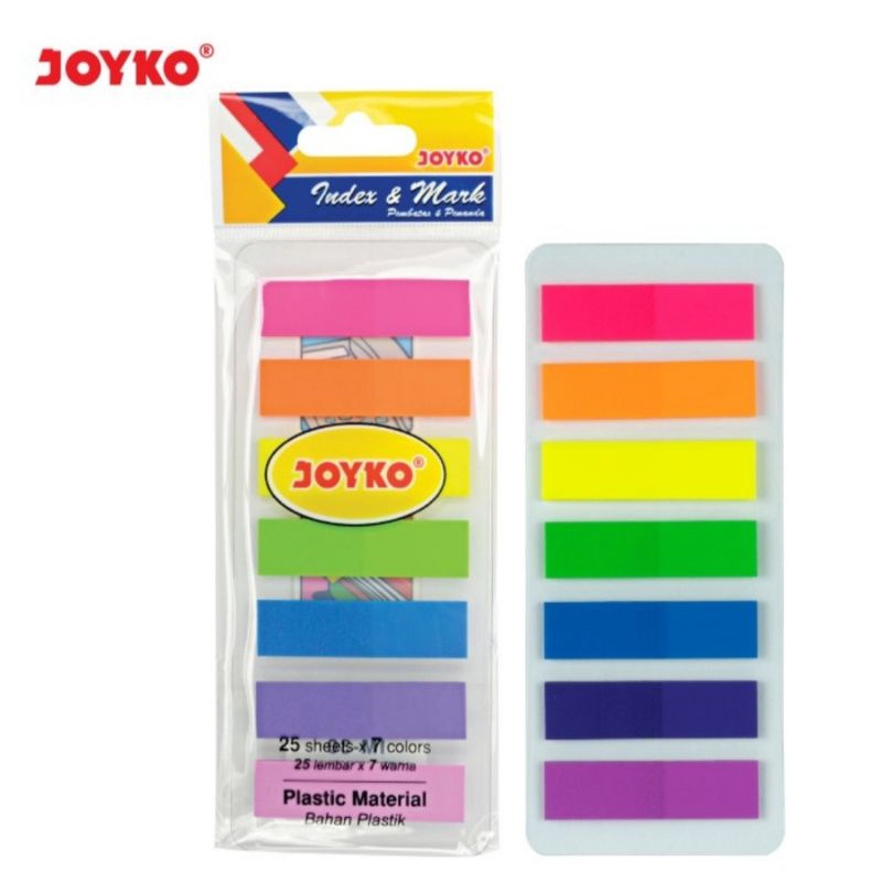 

Pembatas Memo Plastik Joyko IM-30 Index & Mark Memo 7 Colors