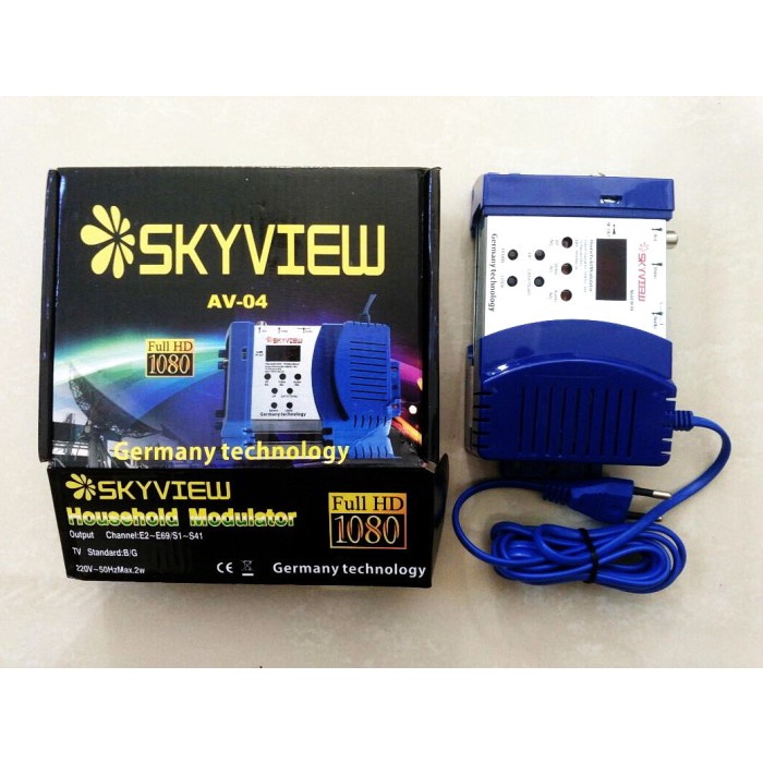 SKyview Modulator AV To RF (VHF/UHF) Stereo san3sh