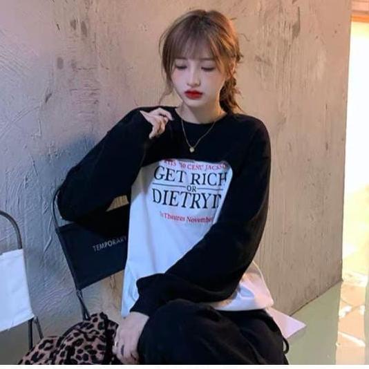 ((Product)-W54Y♥☞) VTZEN - ZEC Crop Top MIZURE / Jiewon Crop Sweater / Pakaian Penutup Dada Atasan L