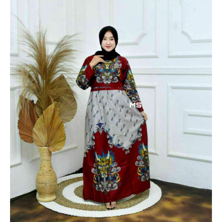 Terbaru Gamis Batik Jumbo Bigsize Ld130 Ld140 Ld150