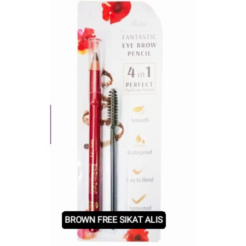 Fanbo Eyebrow Pensil Alis 02 Brown