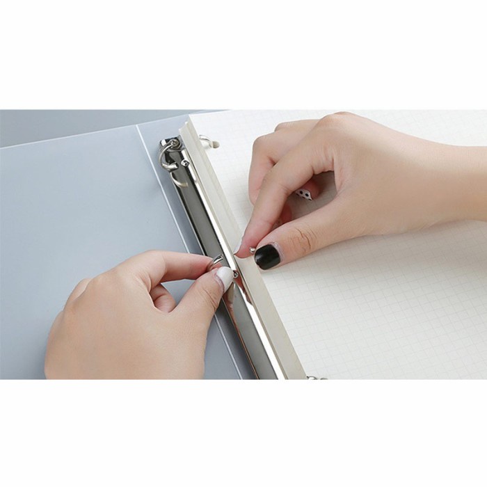 

DIY 6 RING PLASTIC BINDER COVER A5, A6 & A7 TRANSPARENT