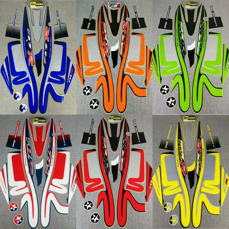 (Bisa COD) Sticker Striping standar ori f1zr Caltex full body Yamaha f1zr fizt