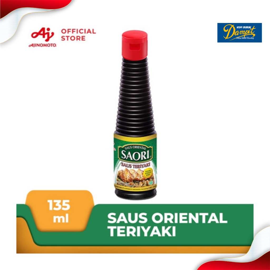

SAORI SAUS TERIYAKI 135 ml / SAUS TERIYAKI / SAORI TERIYAKI BOTOL