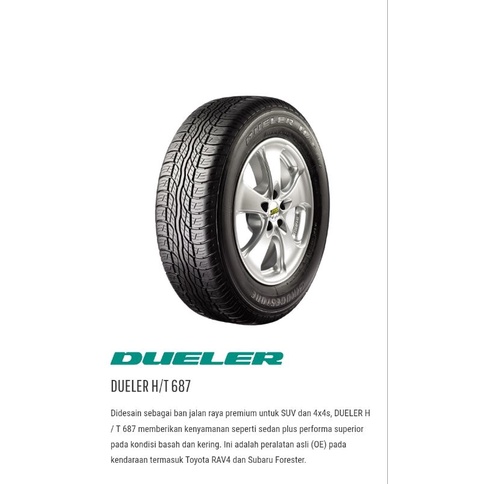 Ban Bridgestone Dueler 687
