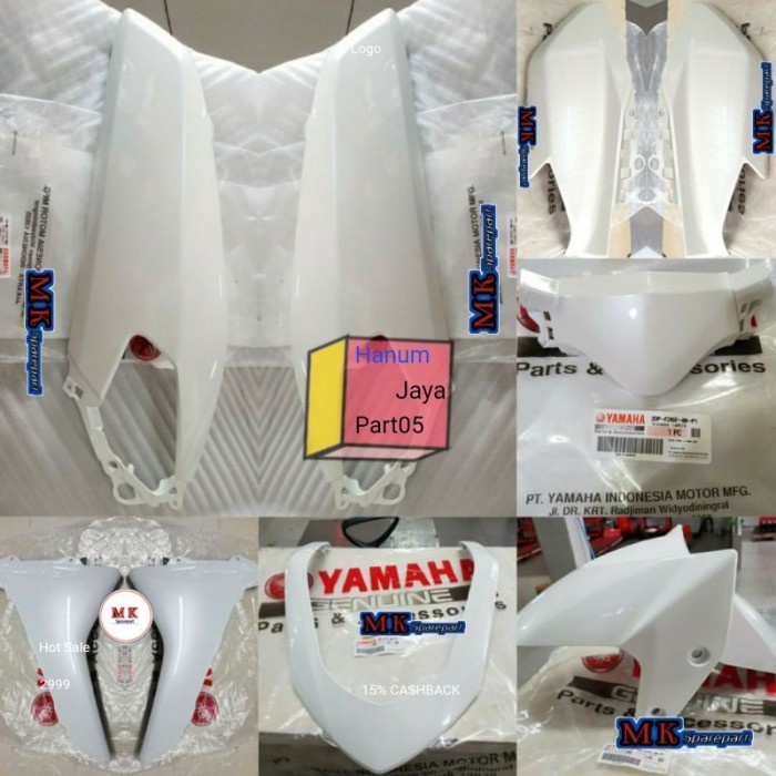 PAKET FULL SET BODY HALUS NMAX, N MAX OLD 2016-2019 PUTIH