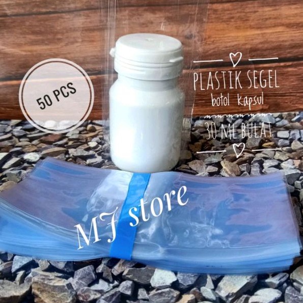 plastik segel botol kapsul 30 ml bulat