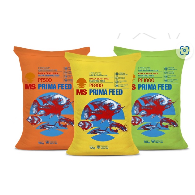 prima feed pf0 / pf100/ pf200 / pf500/ pf800 / pf1000 pakan ikan apung