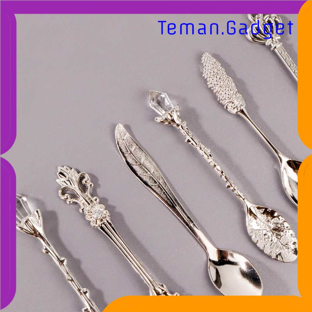 TG - DPR JYC Set Sendok Garpu Teh Vintage Teaspoon Fork Royal Style - LTA057