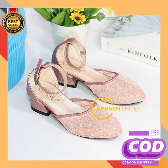 New Sandal Pesta Lubery Anak Perempuan Hak Tahu Sdl Tumit Platform Ank Cewek Kecil Sepatu Sandal Pes