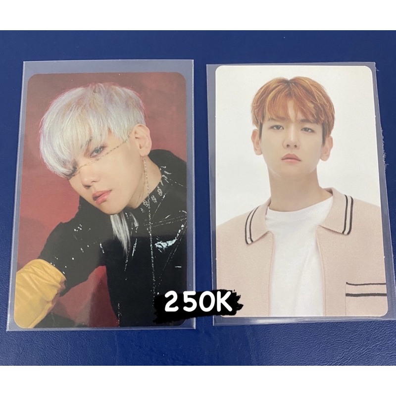EXO BAEKHYUN PHOTOCARD PENDANT NECKLACE X-EXO