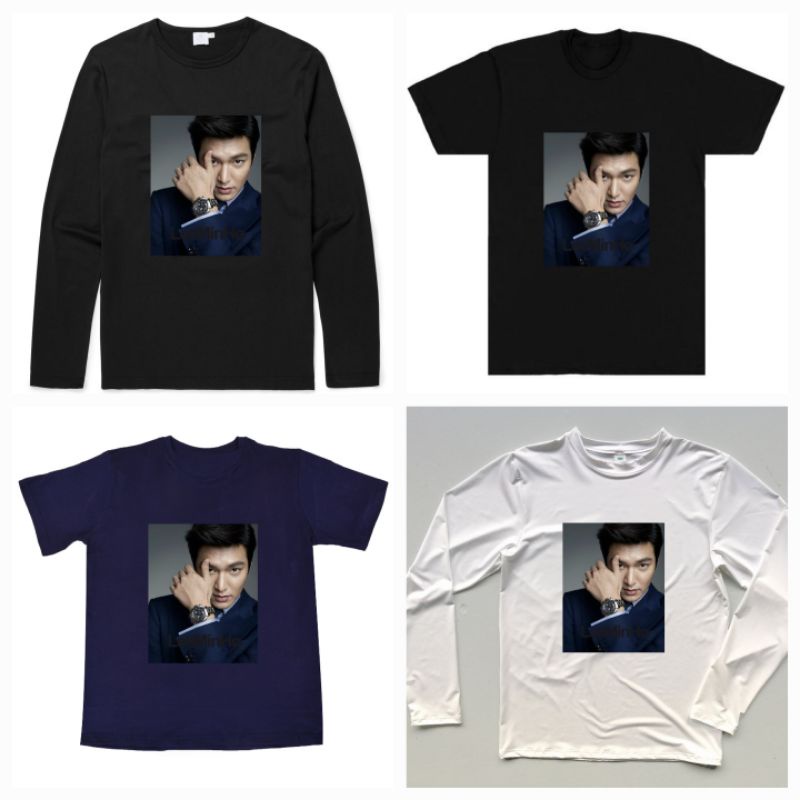 Kaos Lee Min Ho Lengan Panjang Tshirt Lee Min Ho Baju Lee Min Ho