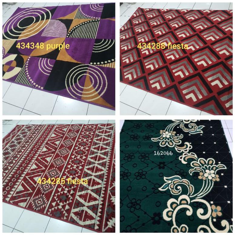 Karpet permadani berbagai motif ukuran 160x210