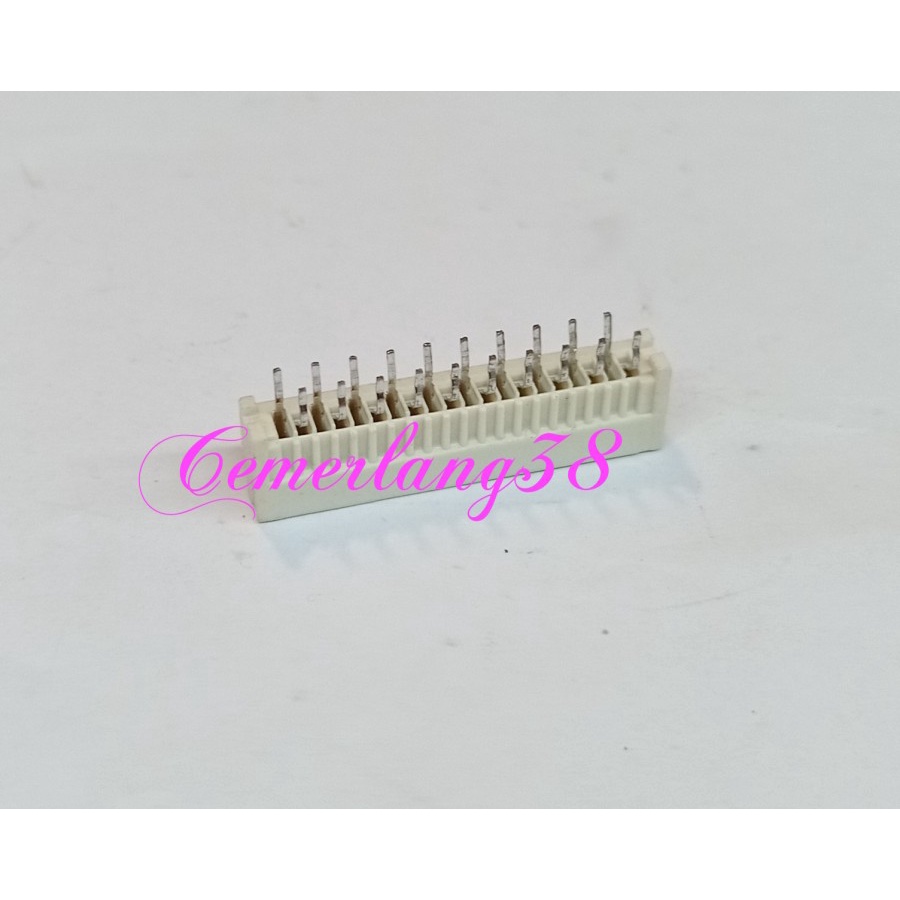 Soket/Konektor Kabel Flexible 20 Pin FFC FPC 1.25mm (KSR)