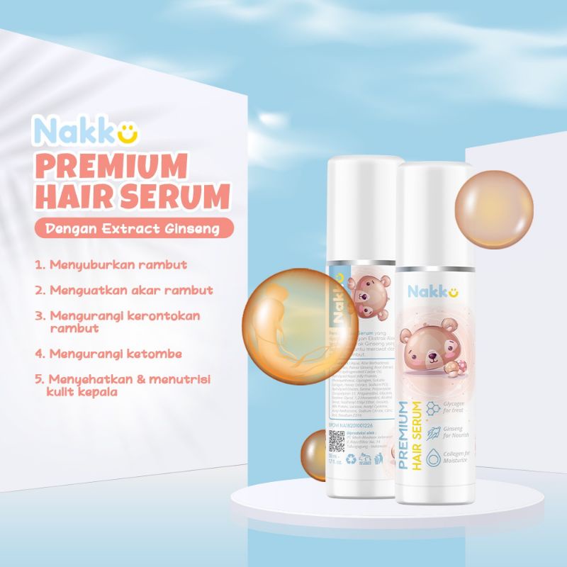 NAKKU MAKASSAR | NAKKU Premium Hair Serum - Penyubur Rambut Bayi &amp; Anak