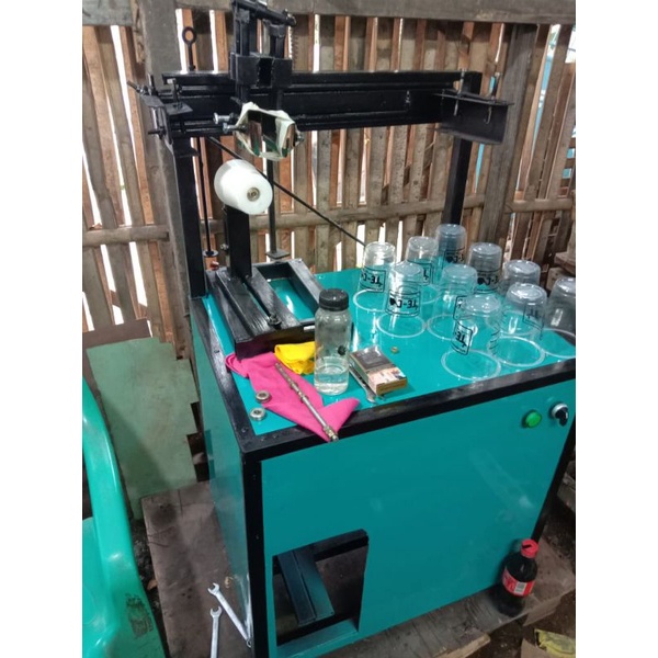 mesin sablon cup semi automatis