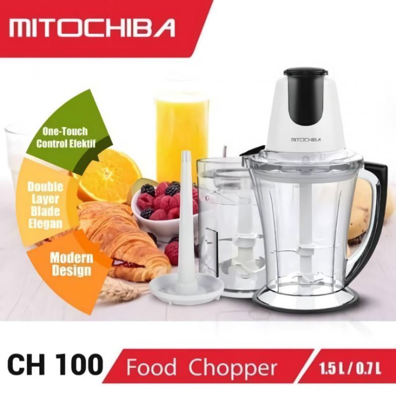 MITOCHIBA FOOD CHOPPER CH 100 BLENDER MULTIFUNGSI