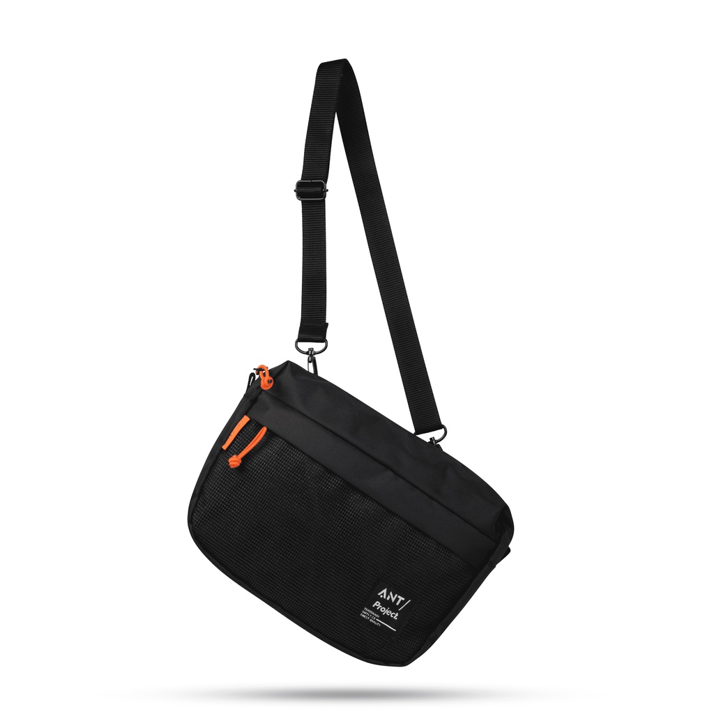 REV X ANT - SlingBag Pria Terbaru STEARLING - Tas Sacoche Casual Black