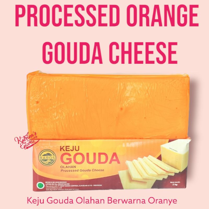 

Keju Orange Processed Gouda 500 Gram Mirip Kraft Cheddar Bukan Melted Cheese