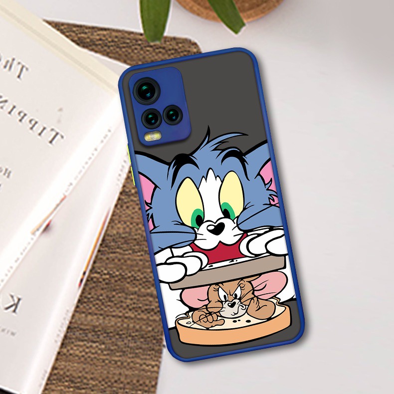 PRINTING HYBRID Cat and Mouse case Oppo A16K A16E A76 A96 4G A36 F7 Reno 6 4G